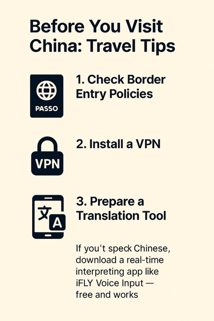 before you visit china travel tips